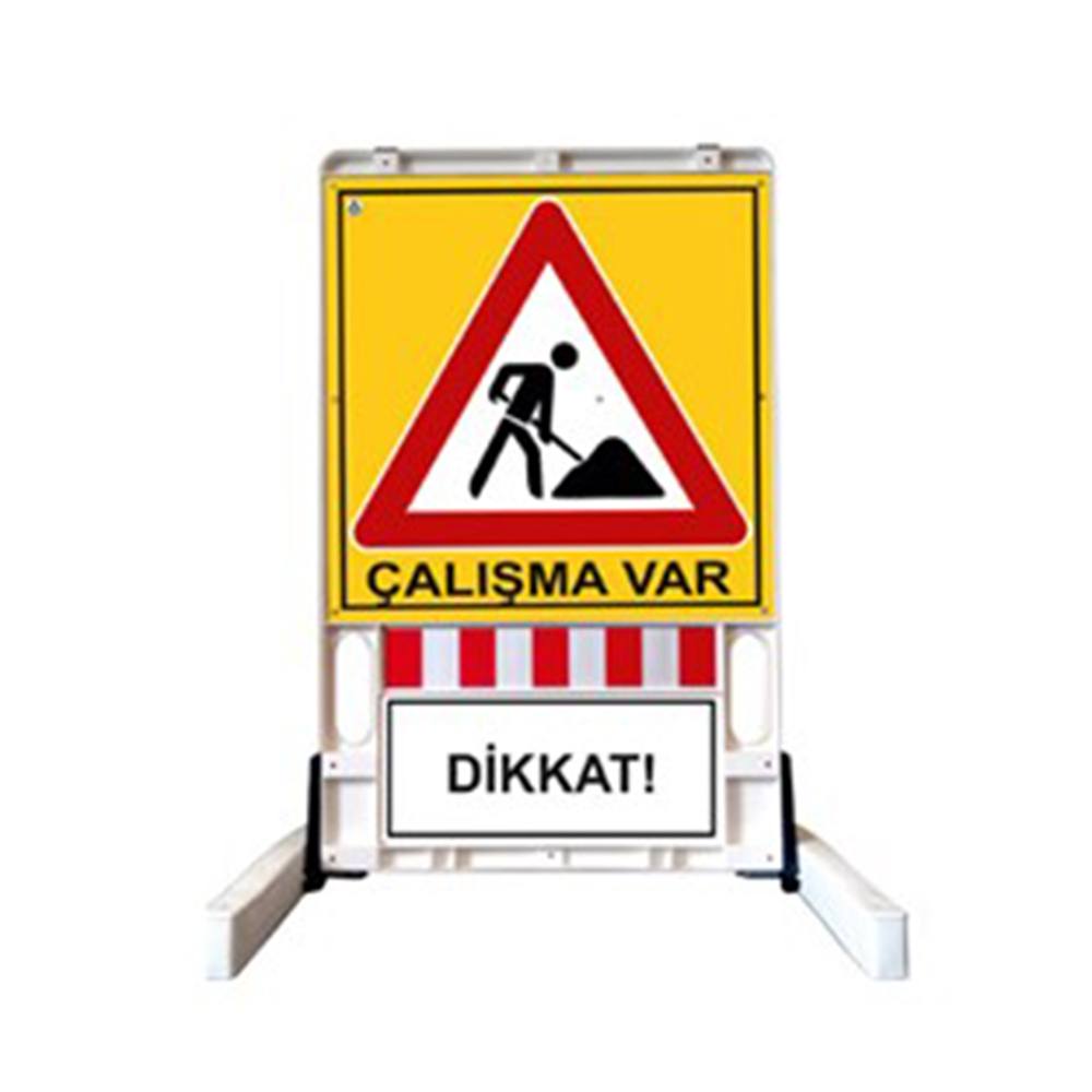 Katlanır Uyarı Levha Bariyerleri (12500 Fbr) - Evelux