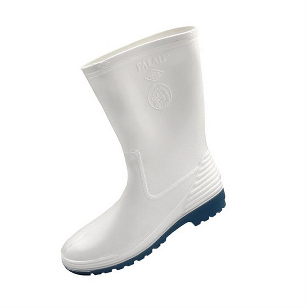 Pvc Garson Çizme Beyaz Kısa 27 Cm- Palalı
