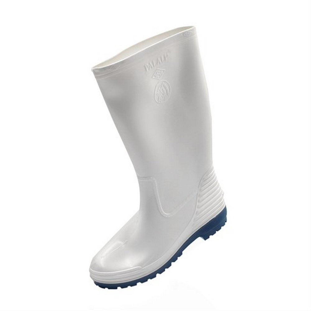 Pvc Garson Çizme Beyaz Uzun 36 Cm- Palalı