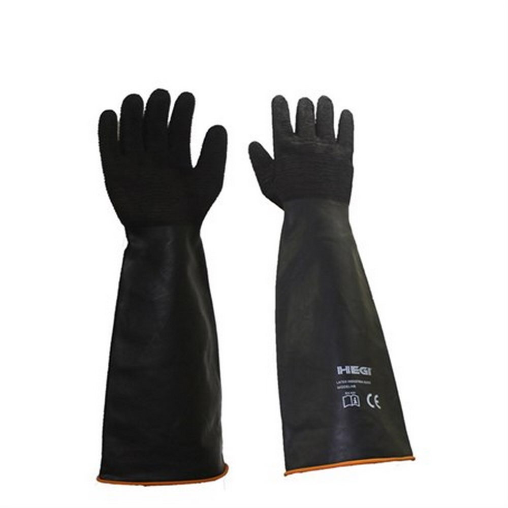 Hegi Hr Lateks ( Asit ) Endüstriyel Uzun Eldiven 30 Cm